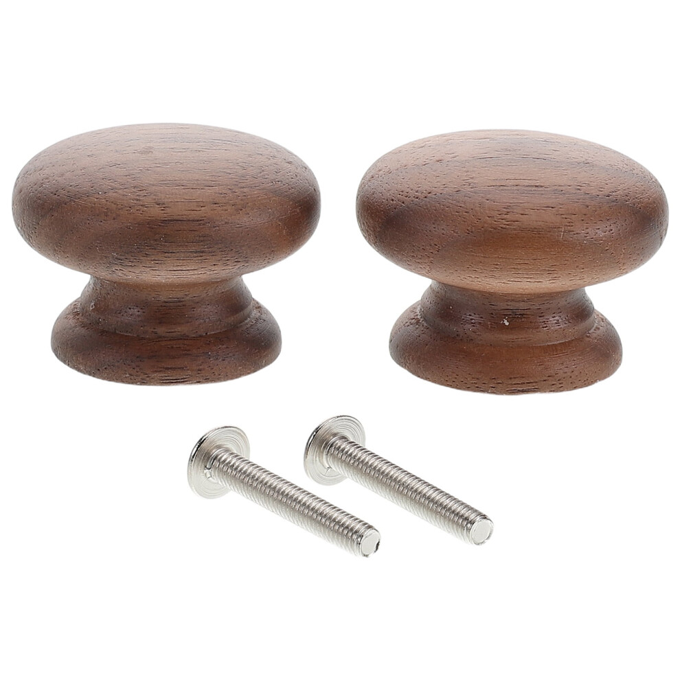 Wooden Mushroom Cabinet Knobs Â 2 Pack 9104899471789