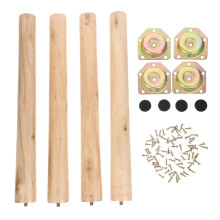 Wooden Furniture Legs for Sofa Chair Cabinet Table 4 Sets