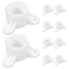 10-Pack PVC Table Leg Caps, 5.8 x 5.8 cm