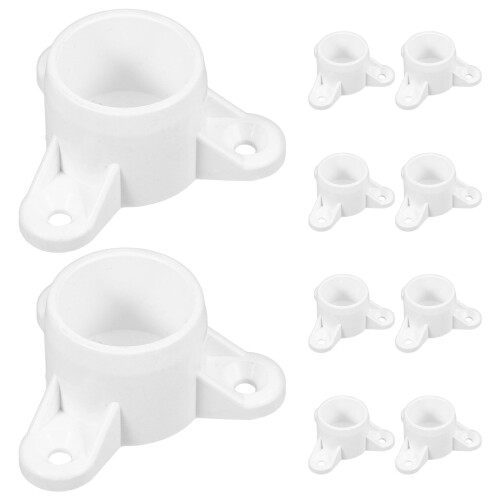 10-Pack PVC Table Leg Caps, 5.8 x 5.8 cm