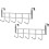 Metal Over-Door Hanger with 5 Hooks – 2 Pack 1