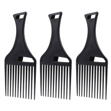 Lot de 3 peignes afro pour démêler et donner du volume