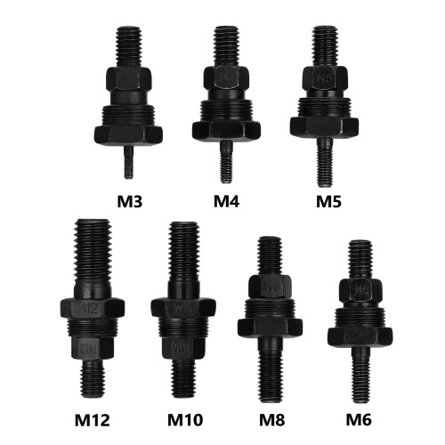 Gängad dornnitmutteradaptersats M3–M12 1