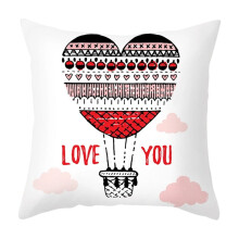 Clúdach Pillow Croí Vailintín 45x45cm Dearadh Tusa & Mise