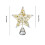 Indoor Christmas Star Lamp Iron Tree Top Star Silver 6