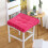 Soft Corduroy Seat Cushion Thickened for Dining Chairs 4