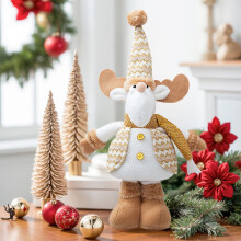 Juleteleskopisk gnomepyntsæt