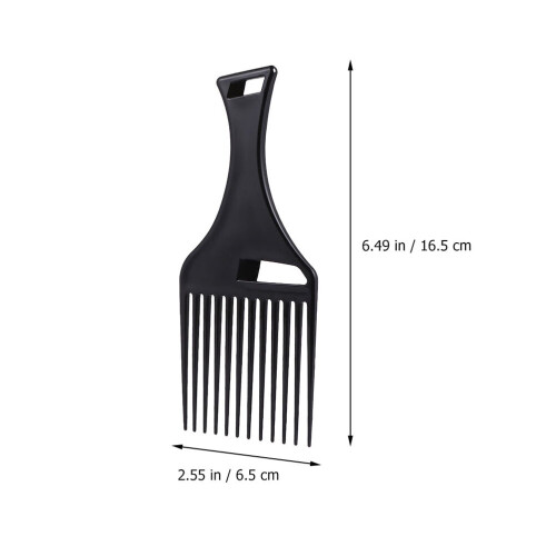 Conjunto de 3 pentes para cabelo afro para desembaraçar e dar volume. 1