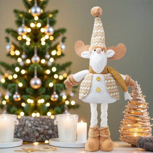 Juleteleskopisk gnomepyntsæt 1