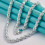 Colar Cuban Link Prateado 50cm 4