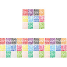 48Sheets Decorative Alphabet Number Stickers for Smooth Surface Use