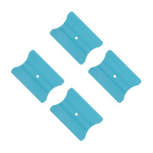 4St Blauwe Plastic Squeegee Voor Autowraps En Ramen Schoonmaken