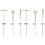 2Sets Assorti Mini Bamboeharken Voor Zen En Micro Landschapsdecor 1