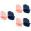 6Pcs Thick PP Tableware Drying Rack with Multi-Slot Utensil Organizer 5