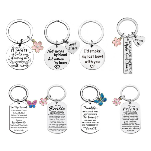 Special Keepsake Keychain Not Sisters By Blood Thoughtful-0215 1