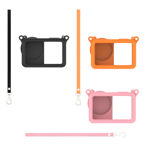 Quality Soft Silicone Case For Action 6 Camera-Black Color 1