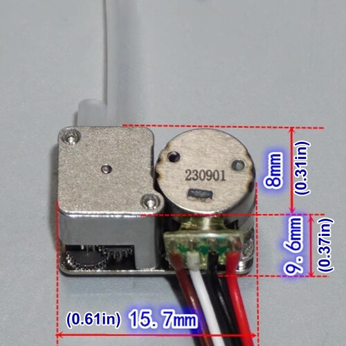 Small Stepper Motor Flows Control Water Liquid Pump for 2