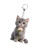 Porte-clés chats mignons, Judo chatons, porte-clés 2D plat en 1