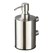Eleganter 500-ml-Seifenspender aus Stahl zur-Gebürstet