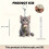 Porte-clés chats mignons, Judo chatons, porte-clés 2D plat en 3