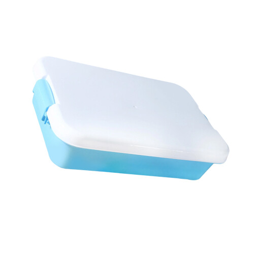 Mallette de rangement Portable pour jouets de sable, avec-Bleu