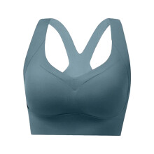 Comfortable Vest Style Bralette Sports Bra For-dark blue XXL