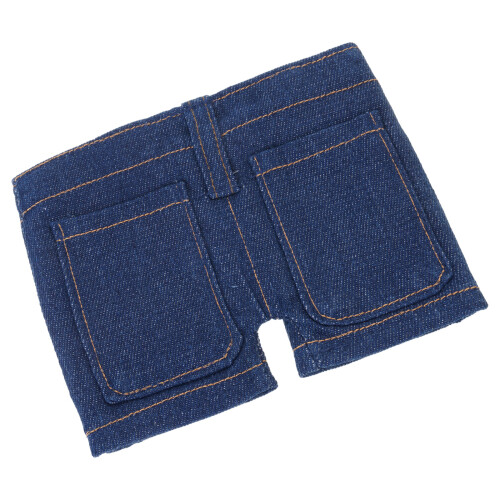 Einzigartige faltbare Brieftasche mit Mini-Jeans-Muster,