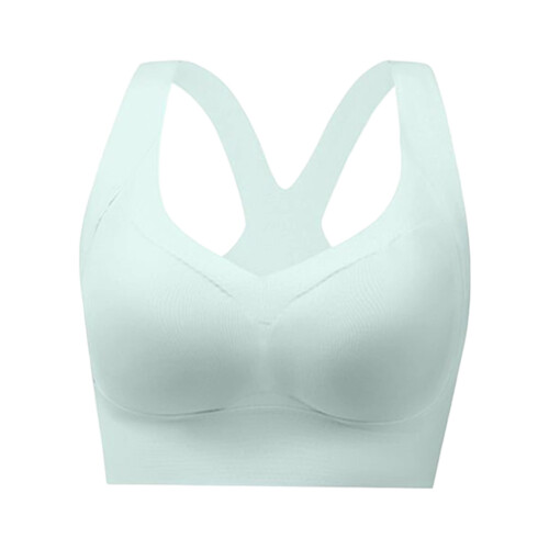 Seamlessly Gathering Top Support Crisscross Back-fish water XXL