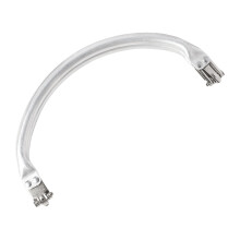 Aluminum Metal Crochet Clamp Purse Frame Kiss Clasp-23x11cm