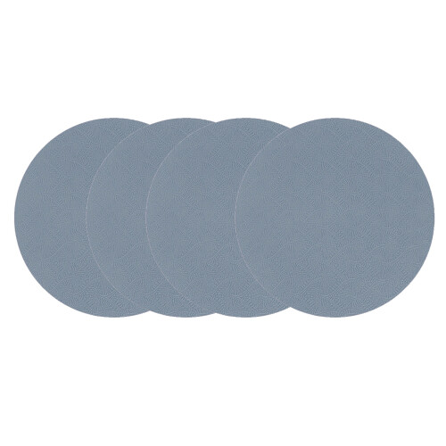 4Pcs Flat Support Pad Elbow Knee Wrist Protection Nonslip-Blue