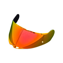 Strong Polycarbonate Helmets Visors Fog Free Helmets-golden red