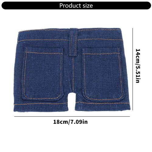 Everyday Carry Mini portefeuille pliable pour jeans avec 2