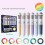Stylo à bille rétractable multicolore 10 couleurs en 1, 3/6-1 7