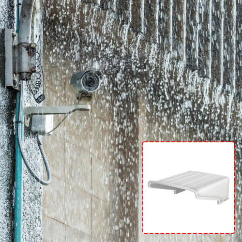 Waterproof Security Camera Top Cover Protectors Drainage Channel 1