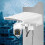 Waterproof Security Camera Top Cover Protectors Drainage Channel 5