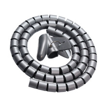 Cable Management Wire Organiser For Desktop-Silver 15mm