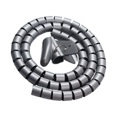 Cable Management Wire Organiser For Desktop-Silver  15mm