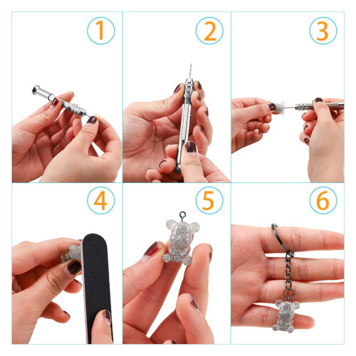 Handborrset i legeringsstift – 1 set 2