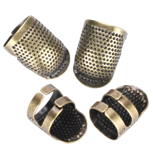 Sewing thimble adjustable fingertip protection 1 piece
