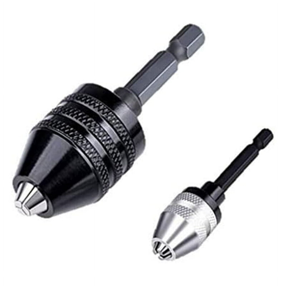 Keyless Drill Chuck Bit Adapter 0.3Â8Mm 2 Pcs 9104899478443