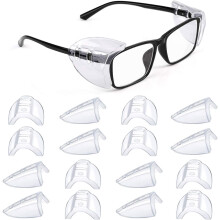8 par TPU-briller sideskjolde, slip-on pasform