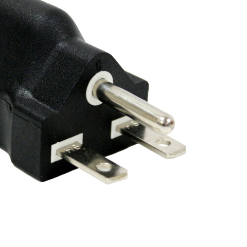 Universel 2-bens til 3-bens stikadapter 110–120V til 2