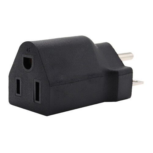 Universel 2-bens til 3-bens stikadapter 110–120V til