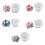 High Temperatures Resistant Silicone Hydrangea Candle-F670 2
