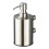 Steel Wall Mount Soap Dispenser 500ml Capacity-Brushed 1