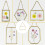 Glass Pressed Flower Frames Wall Hanging Double Glass Frames-F 3