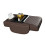 Armrest Cover Universal Center Consoles Armrest-Brown 1