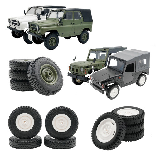 Easy Replacement Tires for C84 C94 Remote Control Car-C94 white 2