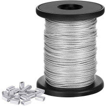304 roestvrijstalen staalkabel met PVC-coating, 30 meter