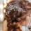 Pente de cabelo floral com strass para noivas 1